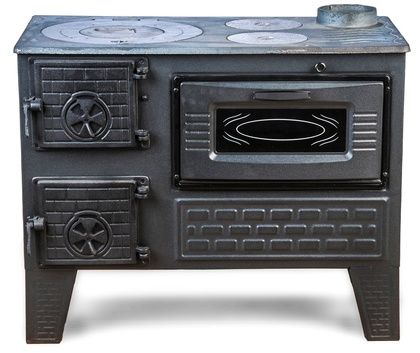 Отопительно-варочная печь МастерПечь ПВ-04 с духовым шкафом, 7,5 кВт в Санкт-Петербурге