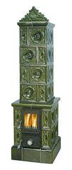 Печь-камин ABX Valdek, зеленая