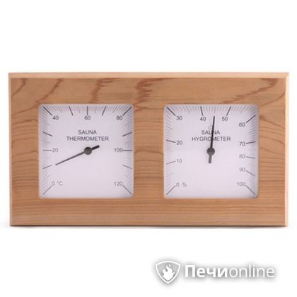 Термогигрометр Sawo 224-THD Прямоугольный со стеклом кедр в Санкт-Петербурге