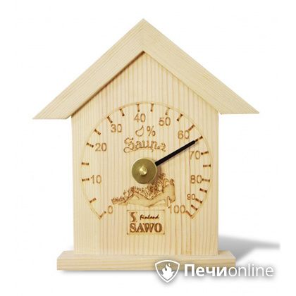 Гигрометр Sawo 115-HP Маленький домик сосна в Санкт-Петербурге