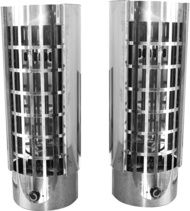 Электрокаменки для сауны Урал-Микма-Терм (УМТ) Сфера+ ЭКМ-9 встроенный пульт корпус из нержавеющей стали